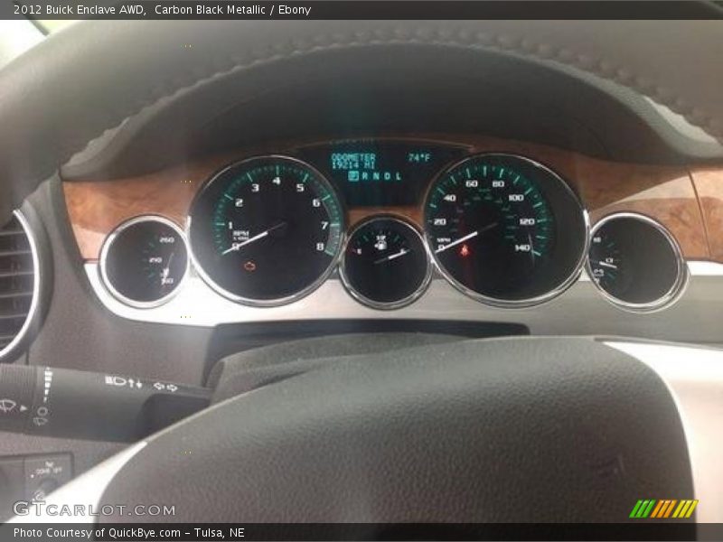 Carbon Black Metallic / Ebony 2012 Buick Enclave AWD