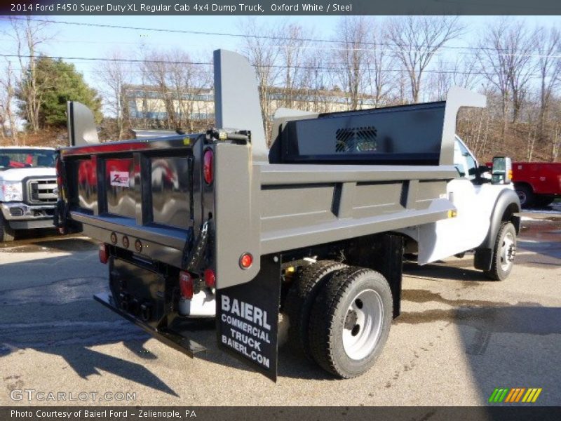 Oxford White / Steel 2014 Ford F450 Super Duty XL Regular Cab 4x4 Dump Truck