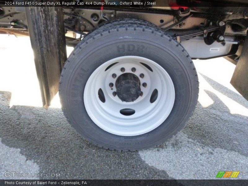 Oxford White / Steel 2014 Ford F450 Super Duty XL Regular Cab 4x4 Dump Truck