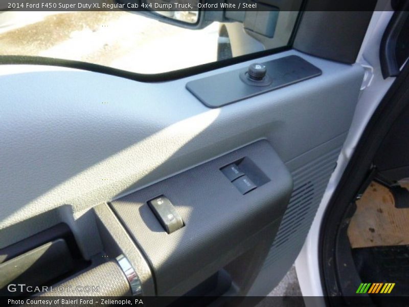 Oxford White / Steel 2014 Ford F450 Super Duty XL Regular Cab 4x4 Dump Truck