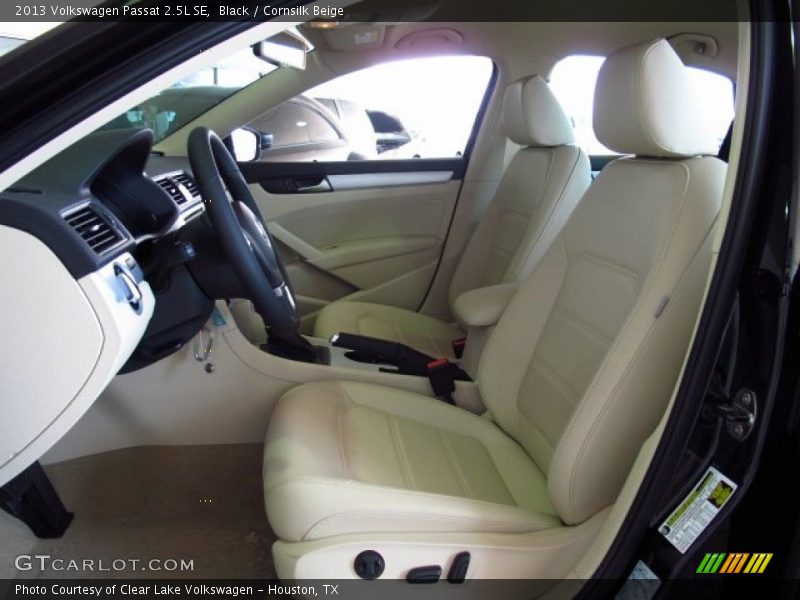 Black / Cornsilk Beige 2013 Volkswagen Passat 2.5L SE