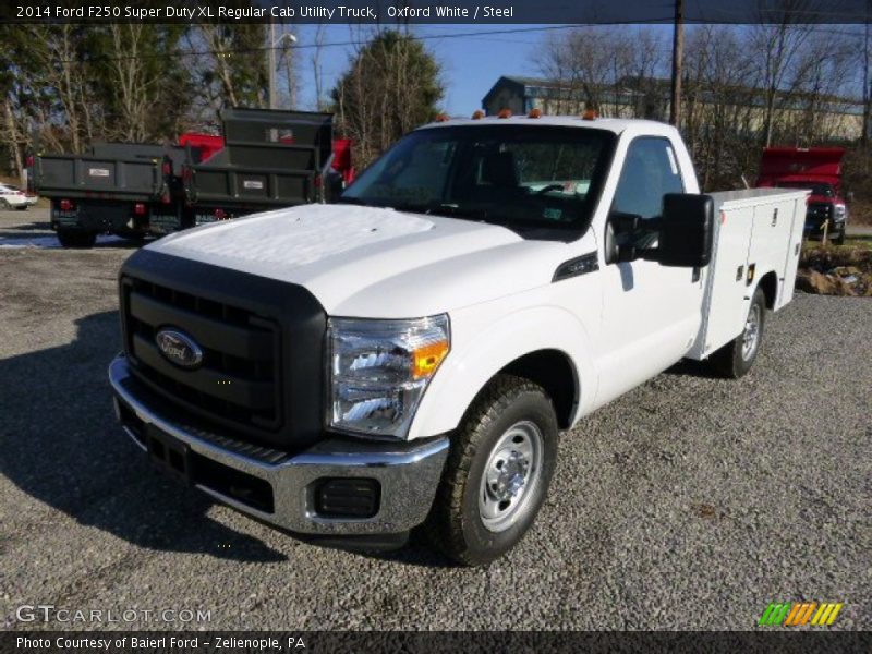 Oxford White / Steel 2014 Ford F250 Super Duty XL Regular Cab Utility Truck