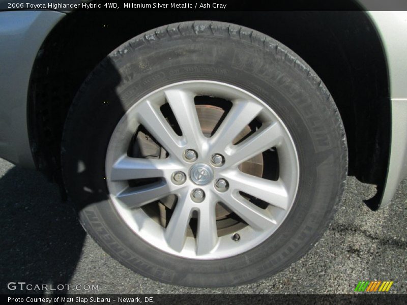 Millenium Silver Metallic / Ash Gray 2006 Toyota Highlander Hybrid 4WD