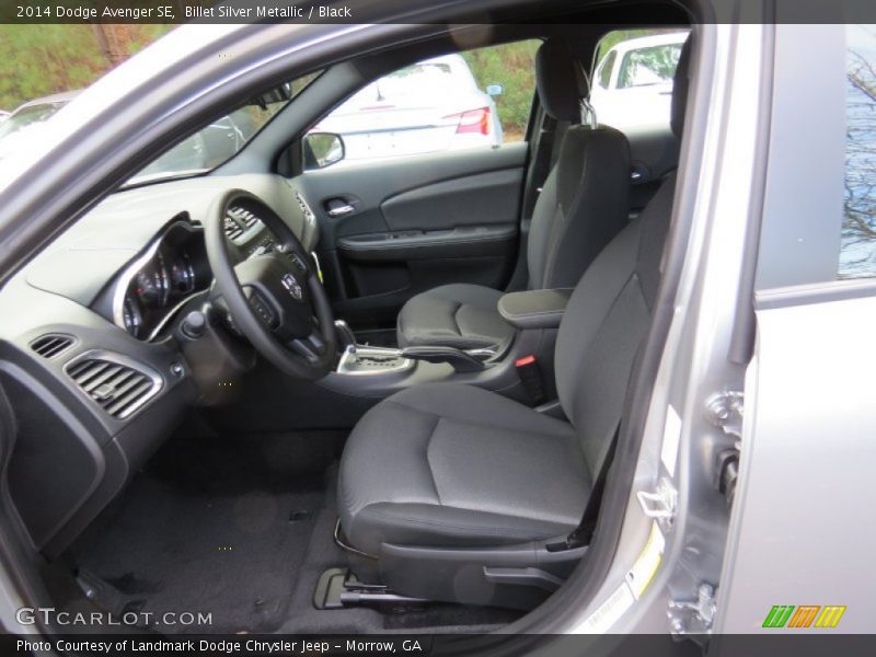 Billet Silver Metallic / Black 2014 Dodge Avenger SE