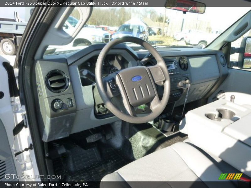 Oxford White / Steel 2014 Ford F250 Super Duty XL Regular Cab Utility Truck