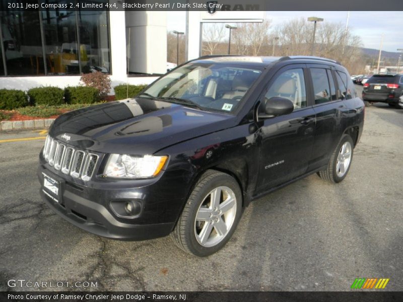 Blackberry Pearl / Dark Slate Gray 2011 Jeep Compass 2.4 Limited 4x4