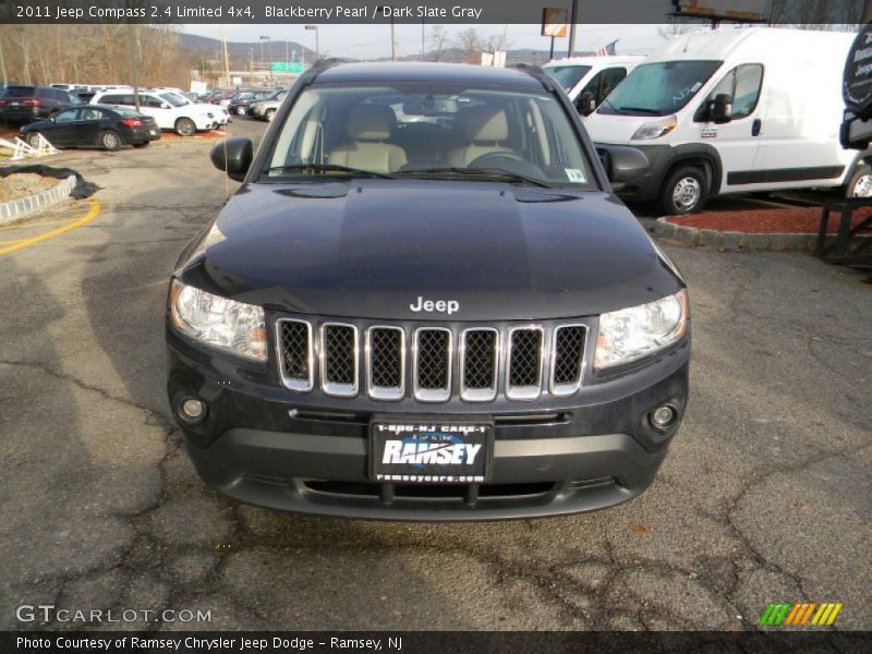 Blackberry Pearl / Dark Slate Gray 2011 Jeep Compass 2.4 Limited 4x4