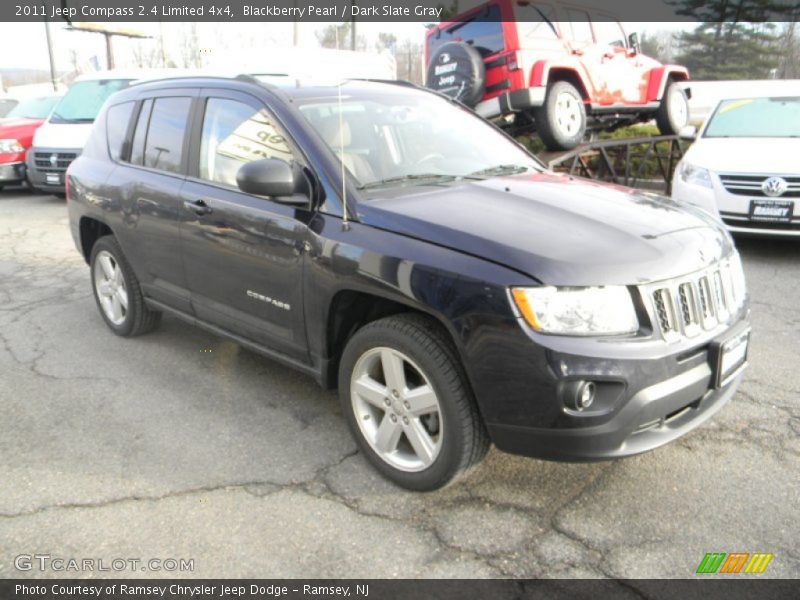 Blackberry Pearl / Dark Slate Gray 2011 Jeep Compass 2.4 Limited 4x4