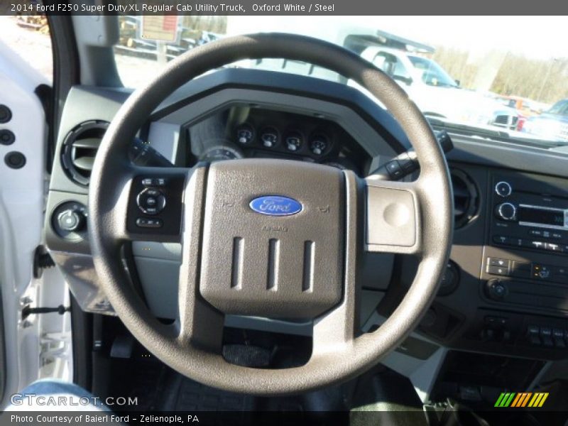 Oxford White / Steel 2014 Ford F250 Super Duty XL Regular Cab Utility Truck