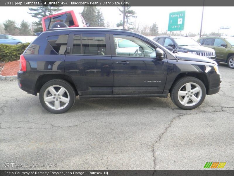 Blackberry Pearl / Dark Slate Gray 2011 Jeep Compass 2.4 Limited 4x4