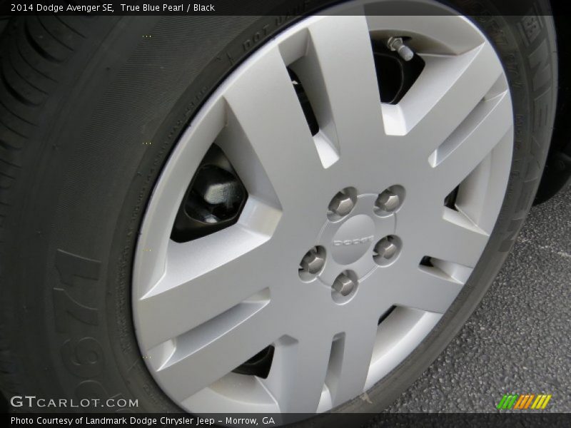 True Blue Pearl / Black 2014 Dodge Avenger SE