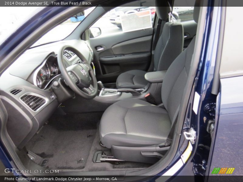 True Blue Pearl / Black 2014 Dodge Avenger SE
