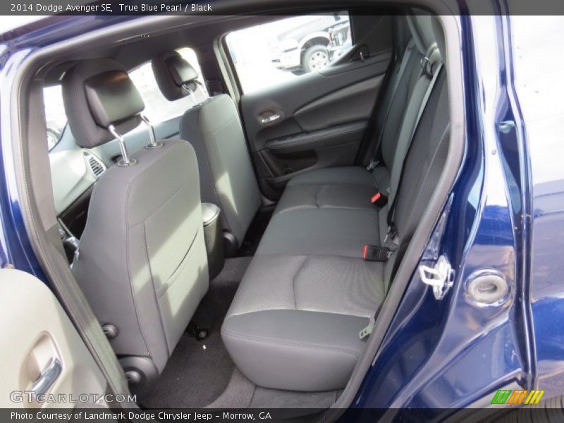 True Blue Pearl / Black 2014 Dodge Avenger SE