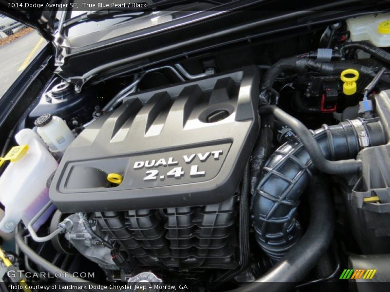 True Blue Pearl / Black 2014 Dodge Avenger SE