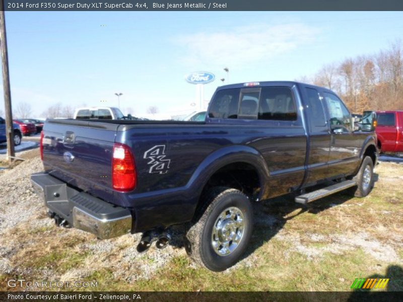 Blue Jeans Metallic / Steel 2014 Ford F350 Super Duty XLT SuperCab 4x4