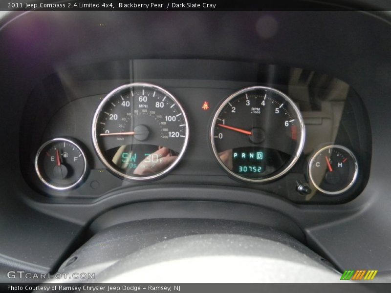 Blackberry Pearl / Dark Slate Gray 2011 Jeep Compass 2.4 Limited 4x4