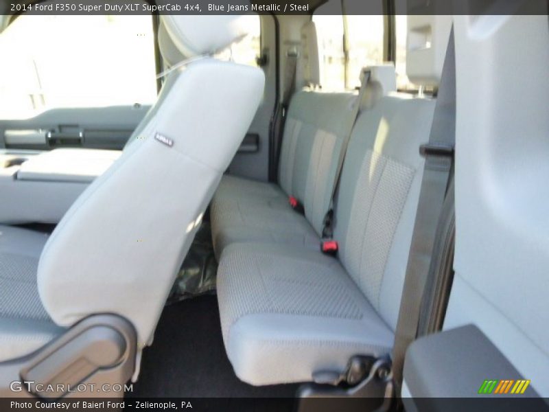 Blue Jeans Metallic / Steel 2014 Ford F350 Super Duty XLT SuperCab 4x4