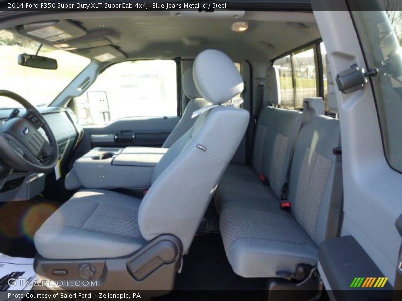 Blue Jeans Metallic / Steel 2014 Ford F350 Super Duty XLT SuperCab 4x4