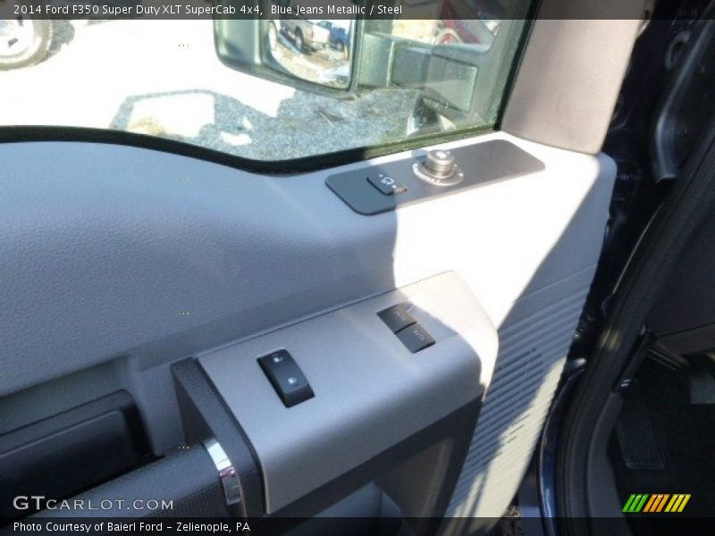 Blue Jeans Metallic / Steel 2014 Ford F350 Super Duty XLT SuperCab 4x4