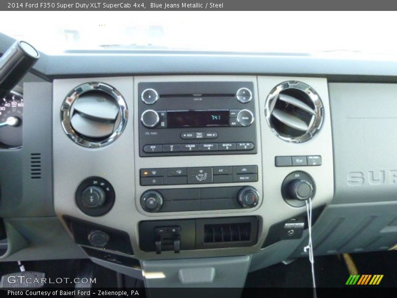 Blue Jeans Metallic / Steel 2014 Ford F350 Super Duty XLT SuperCab 4x4