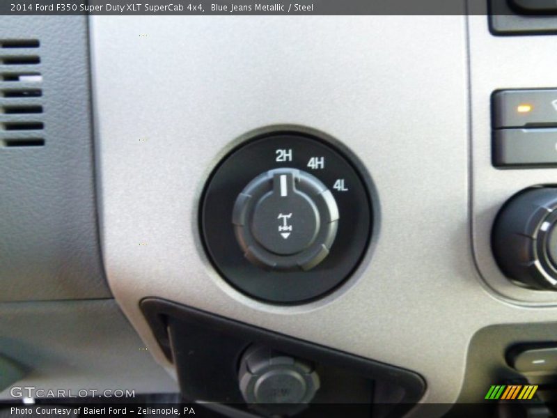 Blue Jeans Metallic / Steel 2014 Ford F350 Super Duty XLT SuperCab 4x4
