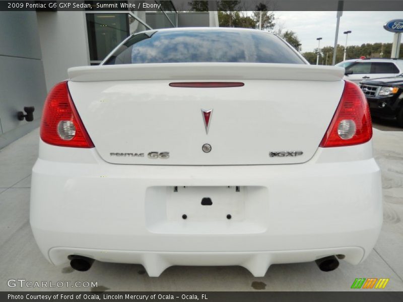  2009 G6 GXP Sedan Summit White
