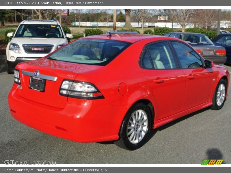 Laser Red / Parchment 2010 Saab 9-3 2.0T Sport Sedan