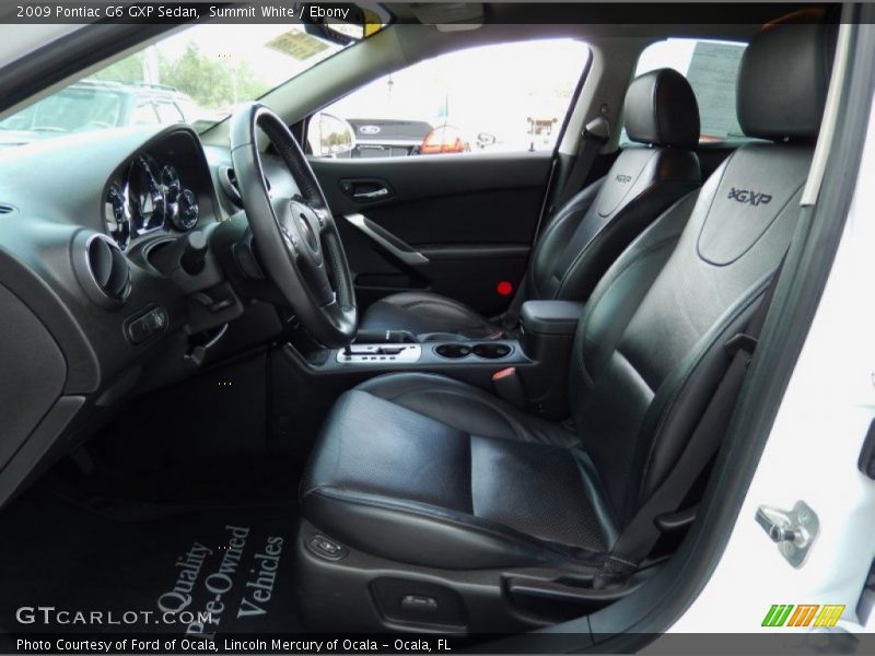 Summit White / Ebony 2009 Pontiac G6 GXP Sedan