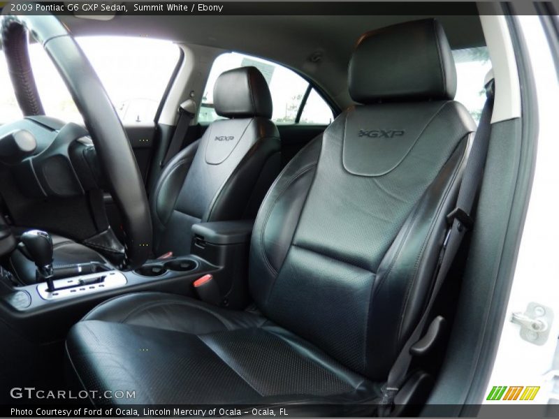 Front Seat of 2009 G6 GXP Sedan