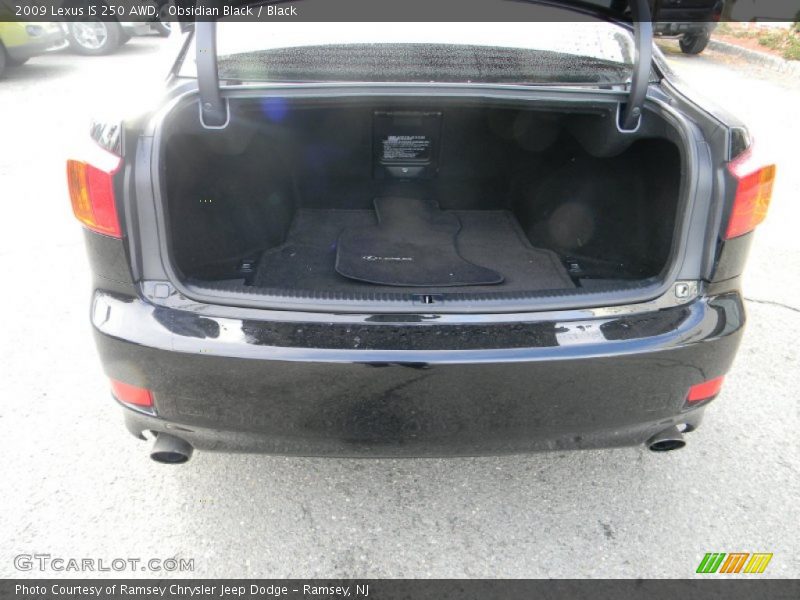 Obsidian Black / Black 2009 Lexus IS 250 AWD