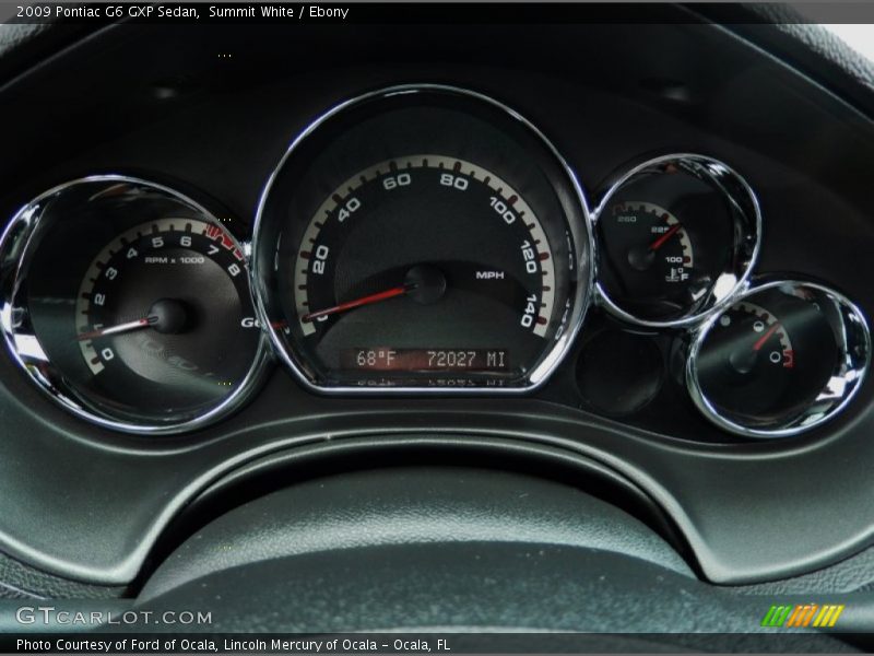  2009 G6 GXP Sedan GXP Sedan Gauges