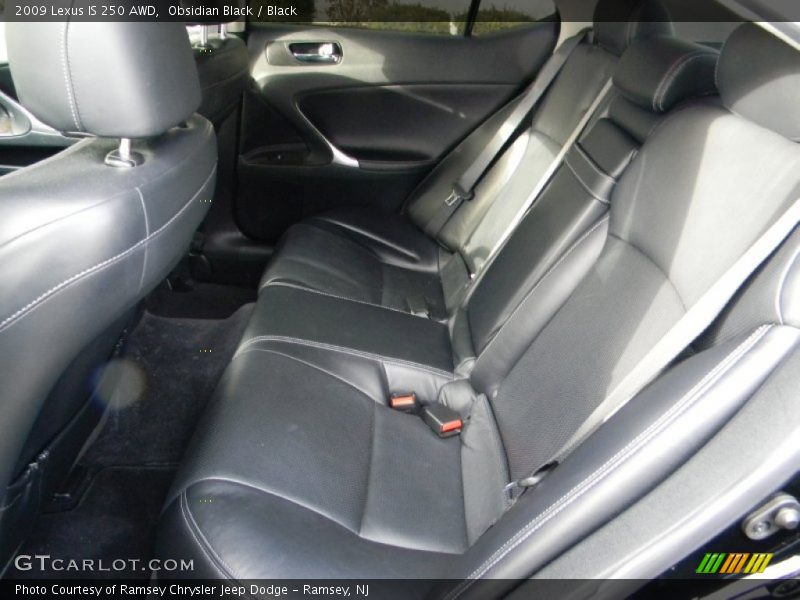 Obsidian Black / Black 2009 Lexus IS 250 AWD