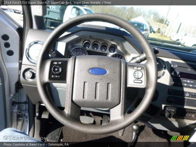  2014 F250 Super Duty XLT SuperCab 4x4 Steering Wheel