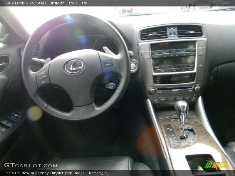 Obsidian Black / Black 2009 Lexus IS 250 AWD