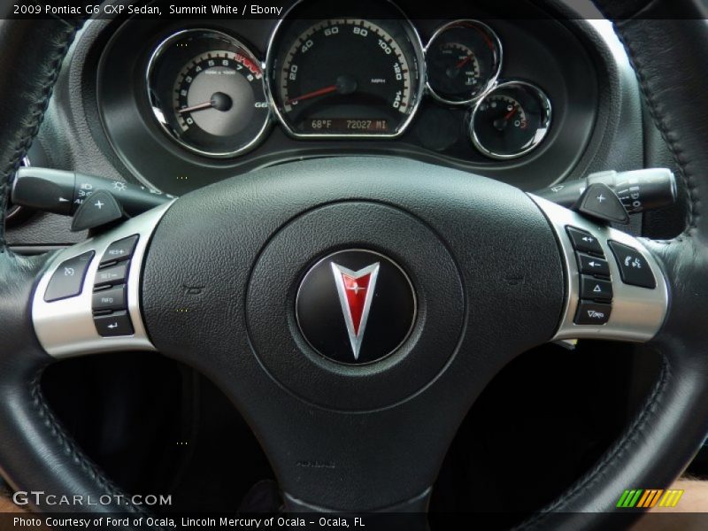 Controls of 2009 G6 GXP Sedan