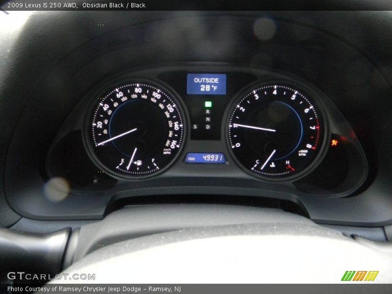 Obsidian Black / Black 2009 Lexus IS 250 AWD