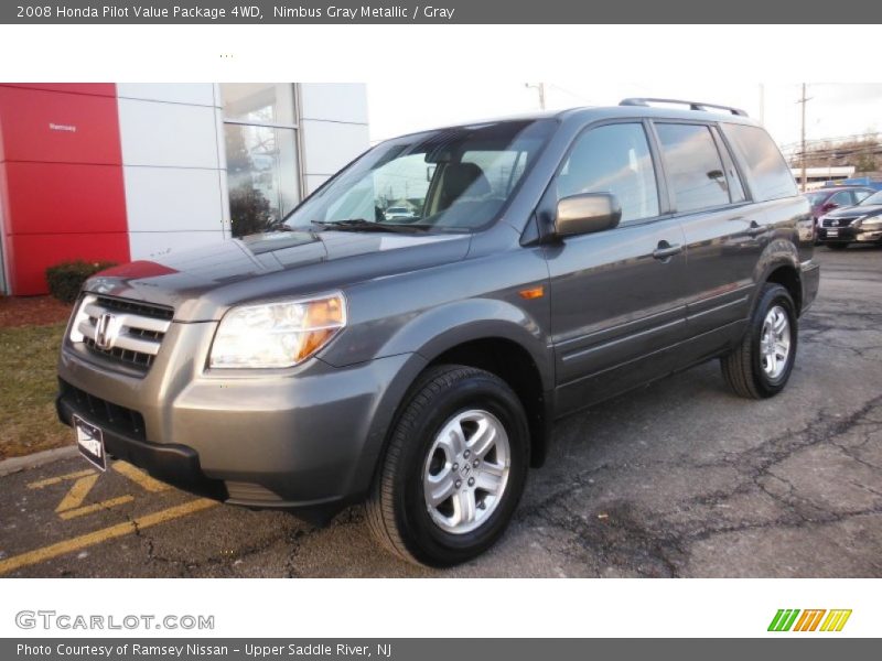 Nimbus Gray Metallic / Gray 2008 Honda Pilot Value Package 4WD