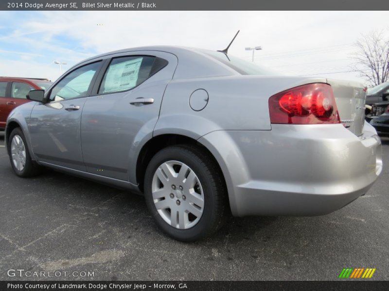 Billet Silver Metallic / Black 2014 Dodge Avenger SE