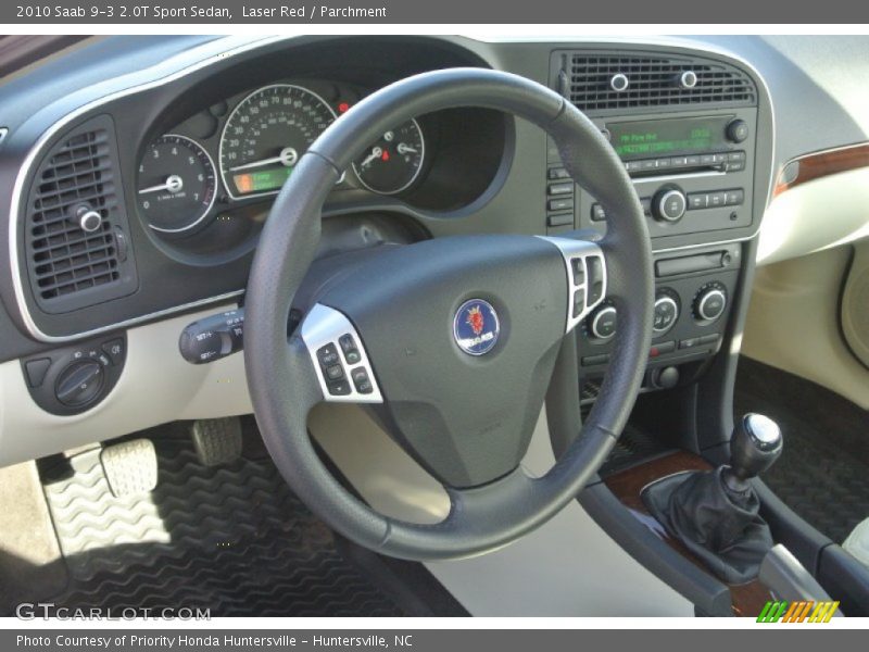 Dashboard of 2010 9-3 2.0T Sport Sedan