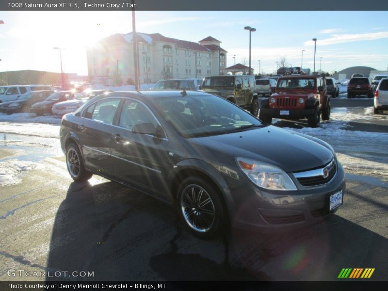 Techno Gray / Tan 2008 Saturn Aura XE 3.5