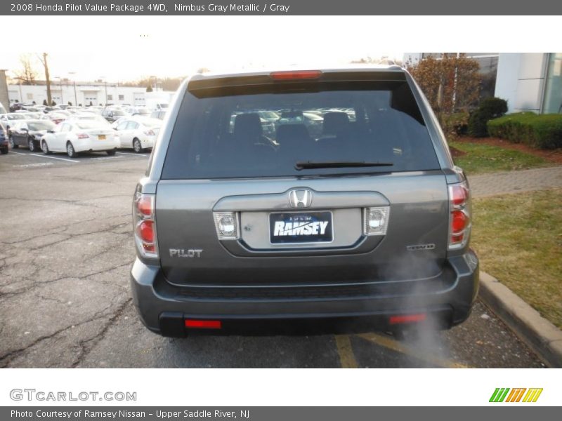 Nimbus Gray Metallic / Gray 2008 Honda Pilot Value Package 4WD