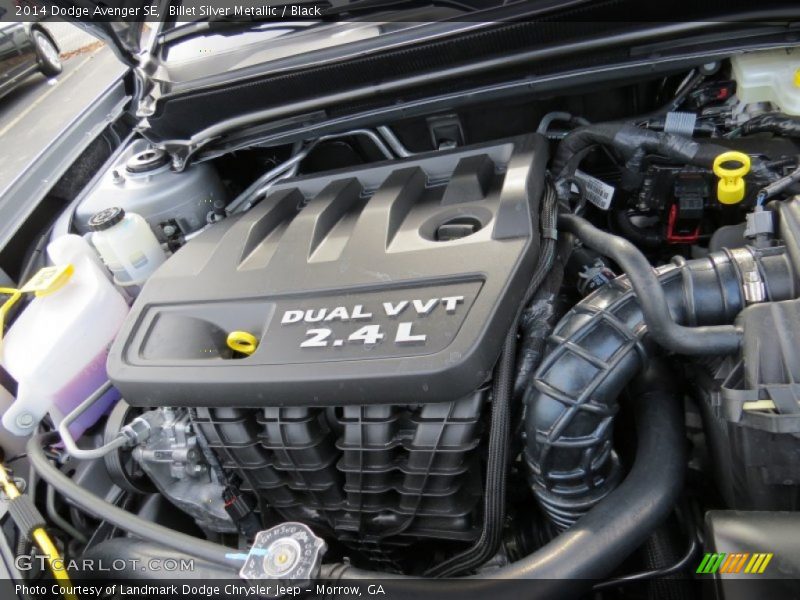 Billet Silver Metallic / Black 2014 Dodge Avenger SE