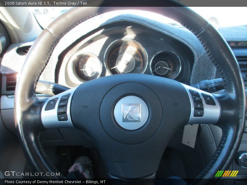 Techno Gray / Tan 2008 Saturn Aura XE 3.5