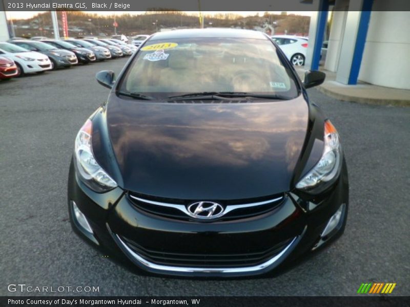 Black / Beige 2013 Hyundai Elantra GLS
