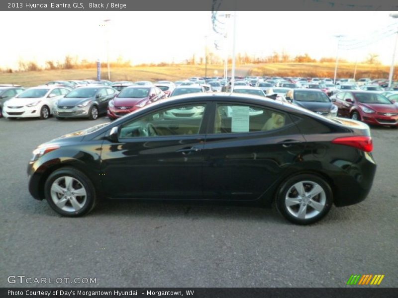 Black / Beige 2013 Hyundai Elantra GLS