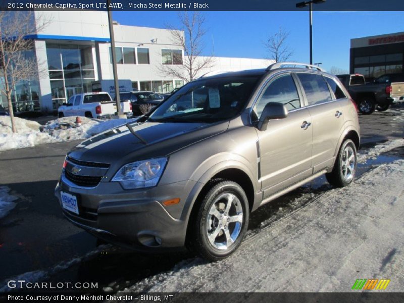 Mocha Steel Metallic / Black 2012 Chevrolet Captiva Sport LTZ AWD