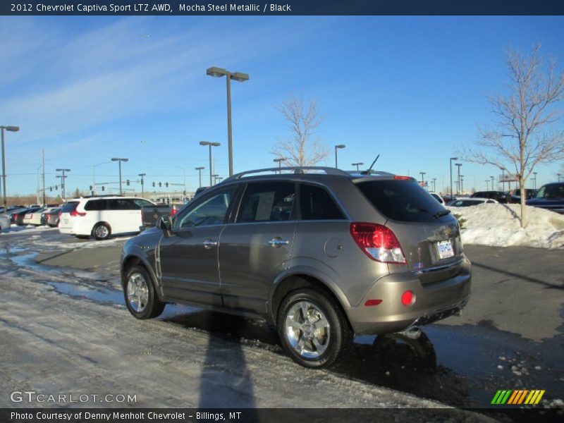 Mocha Steel Metallic / Black 2012 Chevrolet Captiva Sport LTZ AWD