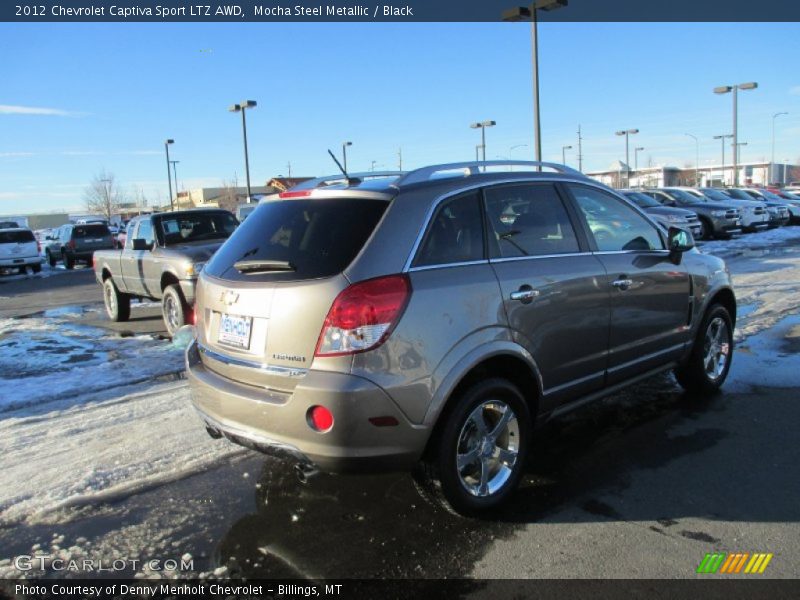 Mocha Steel Metallic / Black 2012 Chevrolet Captiva Sport LTZ AWD