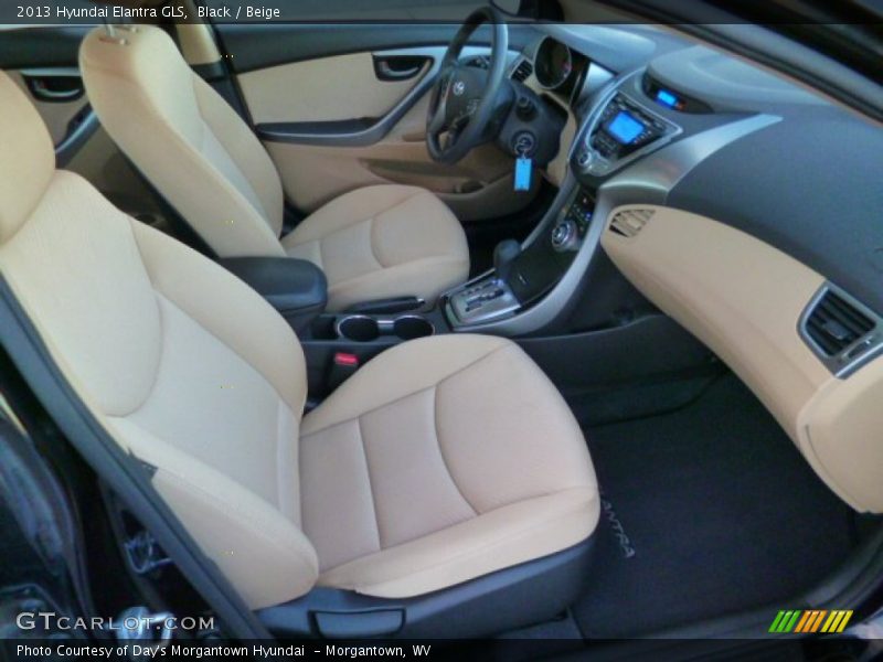 Black / Beige 2013 Hyundai Elantra GLS