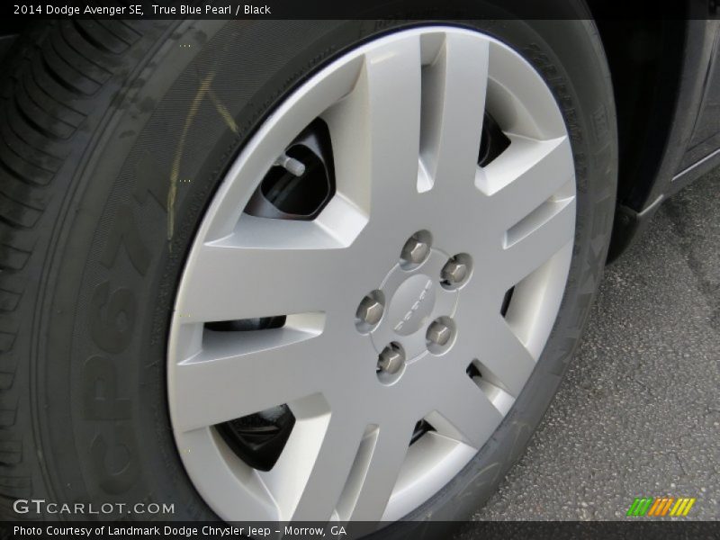 True Blue Pearl / Black 2014 Dodge Avenger SE